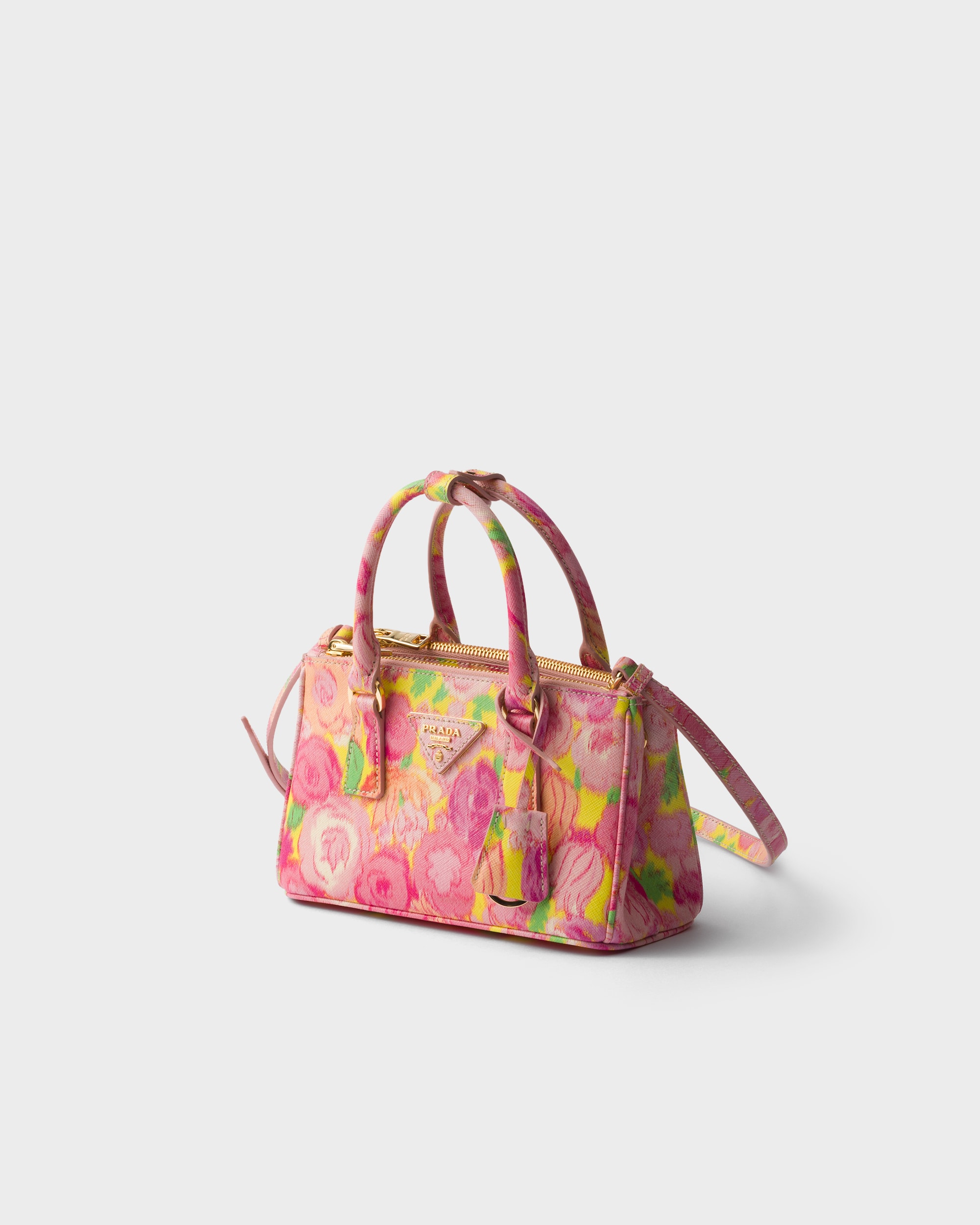 Prada Galleria printed Saffiano leather mini-bag - Image 8
